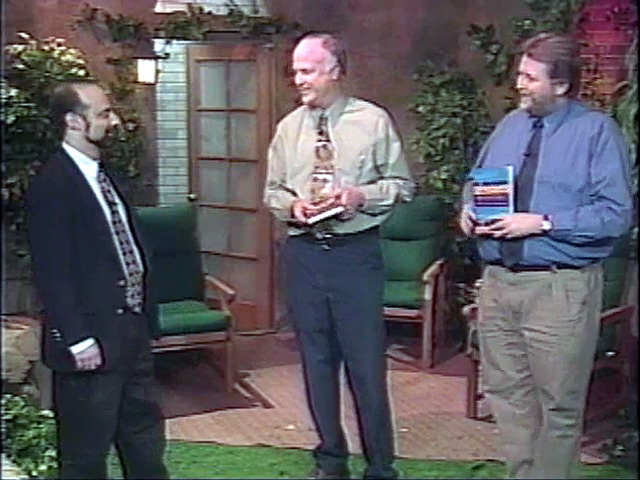2000 - Dr. Larry Lachman is interviewed on family therapy, dog behavior and cat behavior by KTEH-TV Pet Pourri Hosts.