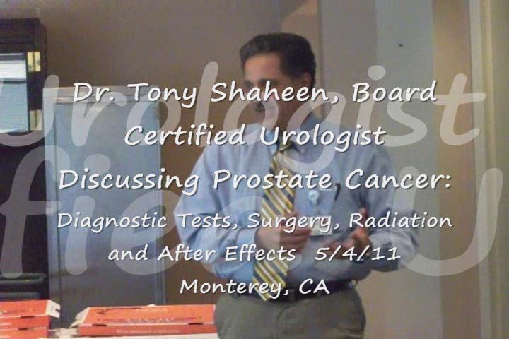 May 4, 2011 - Prostate Cancer Screening, Treatment and Management — The Medical Approach