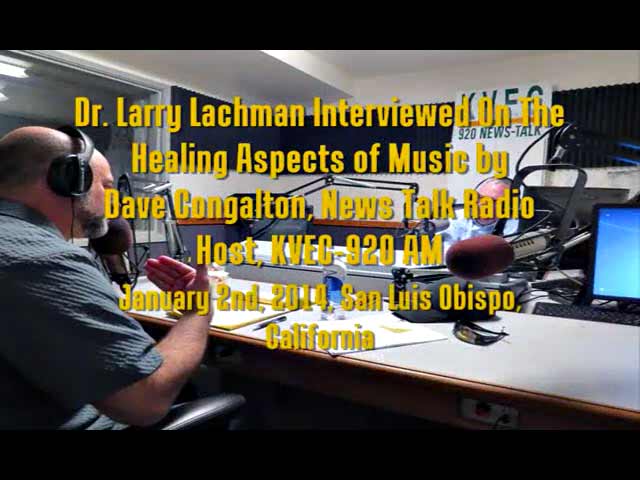 Dr. Larry Lachman Is Interviewed Live, Discussing the Healing Aspects of Music